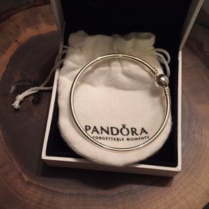 Pandora Sterling Silver Bangle Bracelet